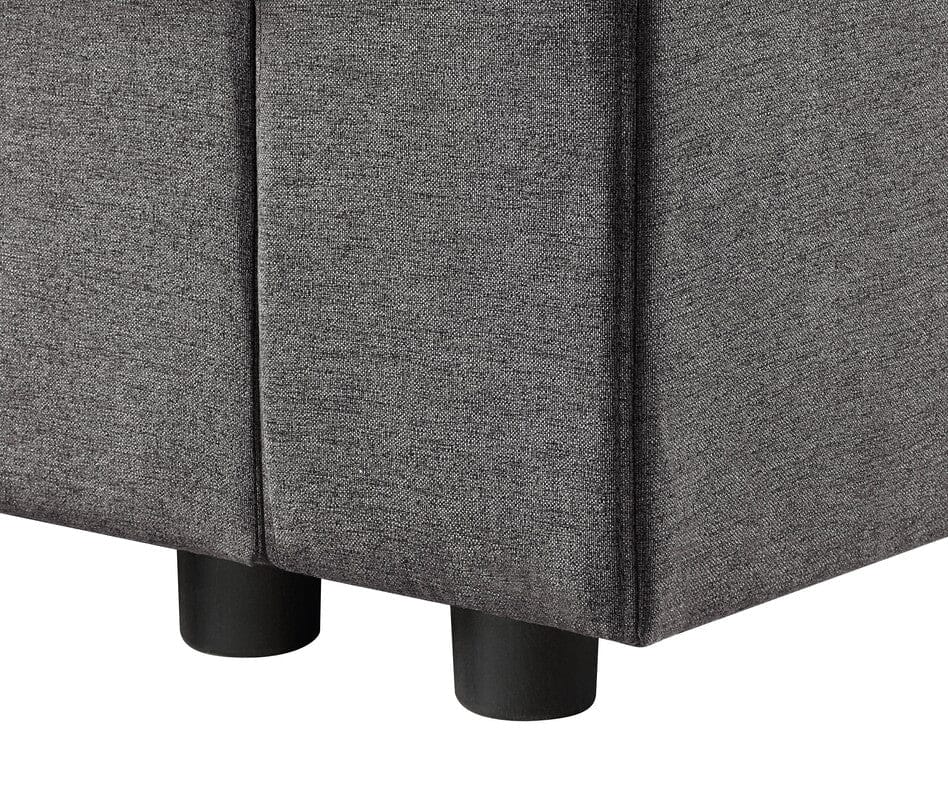 Waylon Gray Linen 4-Seater Sofa with Pockets