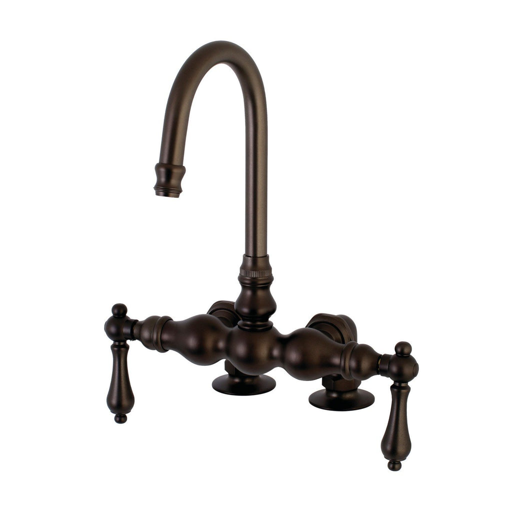 Vintage Two-Handle 2-Hole Deck-Mount Clawfoot Tub Faucet
