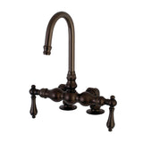 Vintage Two-Handle 2-Hole Deck-Mount Clawfoot Tub Faucet