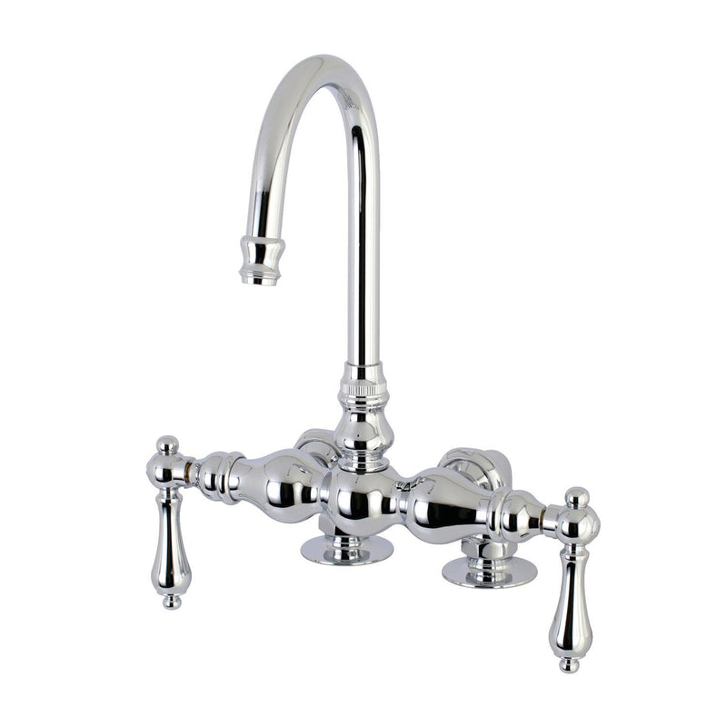 Vintage Two-Handle 2-Hole Deck-Mount Clawfoot Tub Faucet
