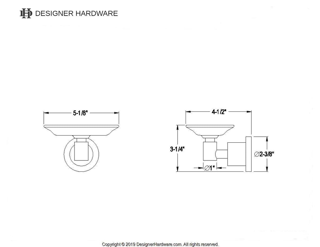 Concord Wall Mount Soap Dish Holder