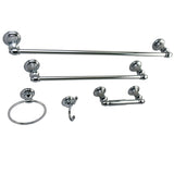 Provence 5-Piece 18-Inch and 24-Inch Towel Bars Bathroom Accessory Set