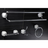 Victorian 4-Piece 24-Inch Dual Towel Bar Bathroom Accessory Set