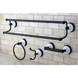 Victorian 4-Piece 24-Inch Dual Towel Bar Bathroom Accessory Set