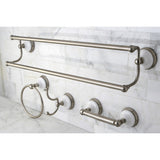 Victorian 4-Piece 24-Inch Dual Towel Bar Bathroom Accessory Set