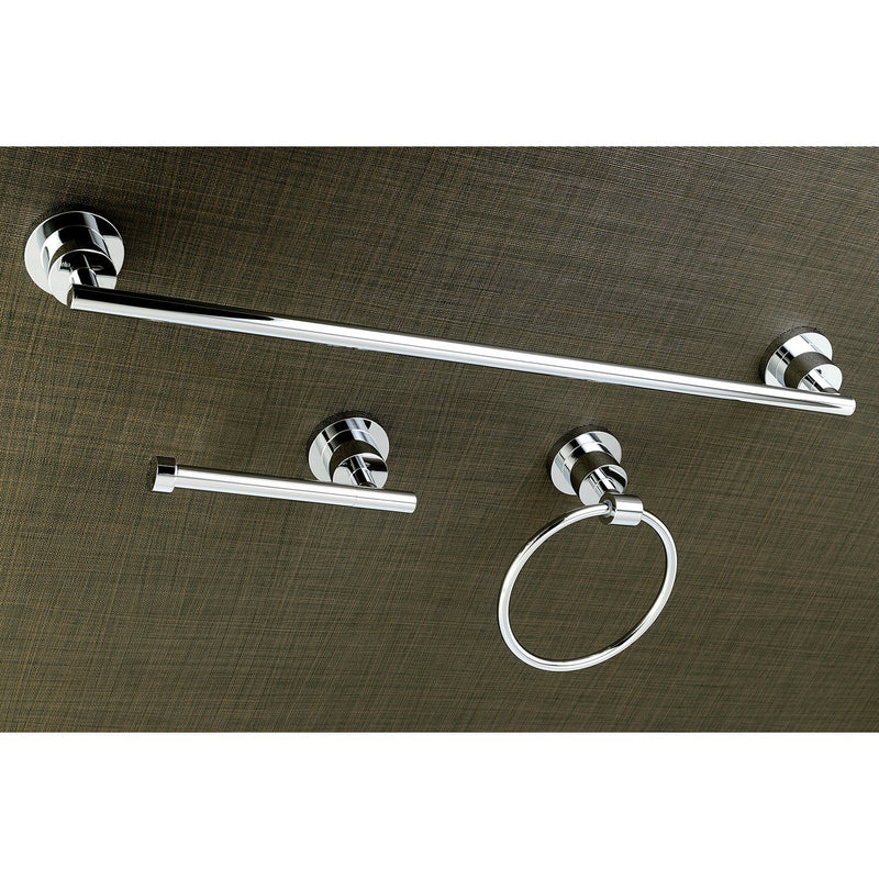 Concord 3-Piece 24-Inch Towel Bar Bathroom Accessory Set