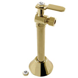 Whitaker 1/2-Inch Sweat x 3/8-Inch O.D. Comp Angle Shut-Off Valve with 5-Inch Extension