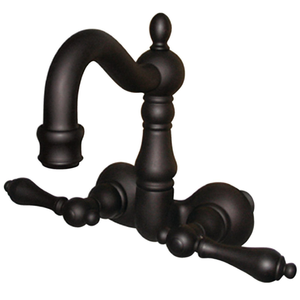 Vintage Two-Handle 2-Hole Tub Wall Mount Clawfoot Tub Faucet