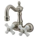 Vintage Two-Handle 2-Hole Tub Wall Mount Clawfoot Tub Faucet