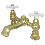 Vintage Two-Handle 2-Hole Deck-Mount Clawfoot Tub Faucet