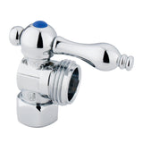 Vintage 1/2-Inch FIP x 3/4-Inch Hose Thread Quarter-Turn Angle Shut-Off Valve, for Washing Machine