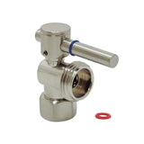 Fauceture 1/2-Inch FIP x 3/4-Inch Hose Thread Quarter-Turn Angle Shut-Off Valve, for Washing Machine
