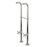 Kingston Freestanding Supply Line with Stop Valve and Handle