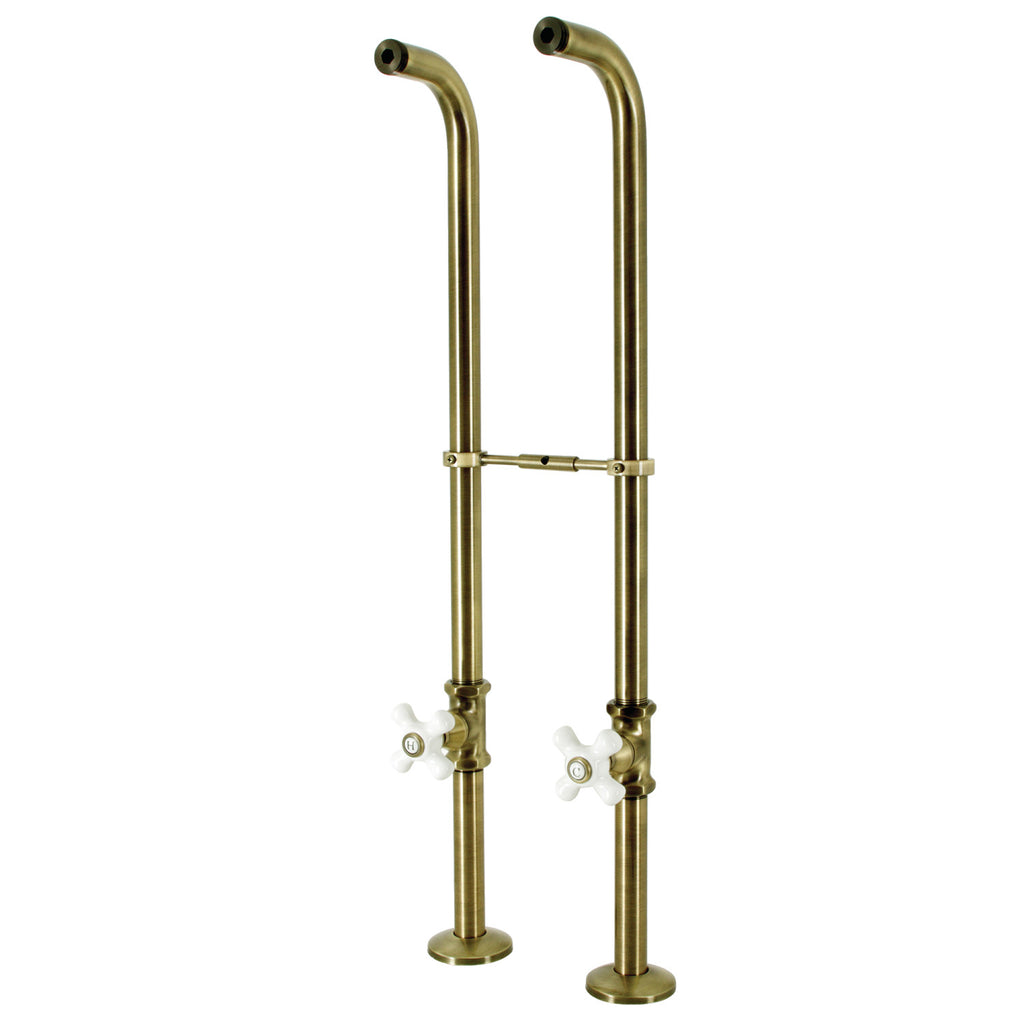 Kingston Freestanding Supply Line with Stop Valve