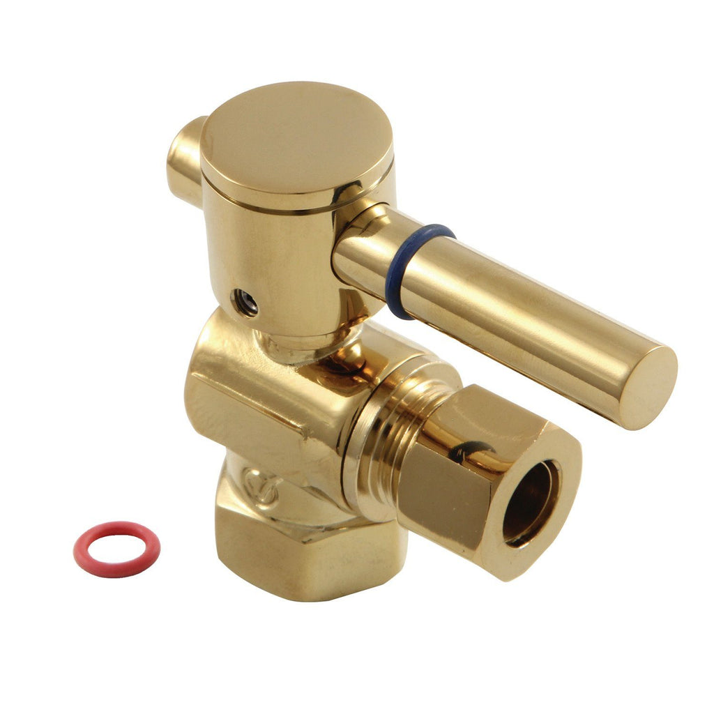 Concord 3/8-Inch FIP x 3/8-Inch O.D. Comp Quarter-Turn Angle Shut-Off Valve