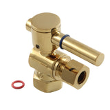 Concord 3/8-Inch FIP x 3/8-Inch O.D. Comp Quarter-Turn Angle Shut-Off Valve
