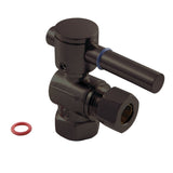 Concord 3/8-Inch FIP x 3/8-Inch O.D. Comp Quarter-Turn Angle Shut-Off Valve