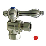 Vintage 3/8-Inch FIP x 3/8-Inch O.D. Comp Quarter-Turn Angle Shut-Off Valve