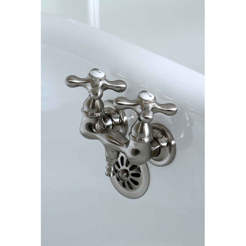 Vintage Two-Handle 2-Hole Tub Wall Mount Tub Faucet
