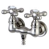 Vintage Two-Handle 2-Hole Tub Wall Mount Clawfoot Tub Faucet