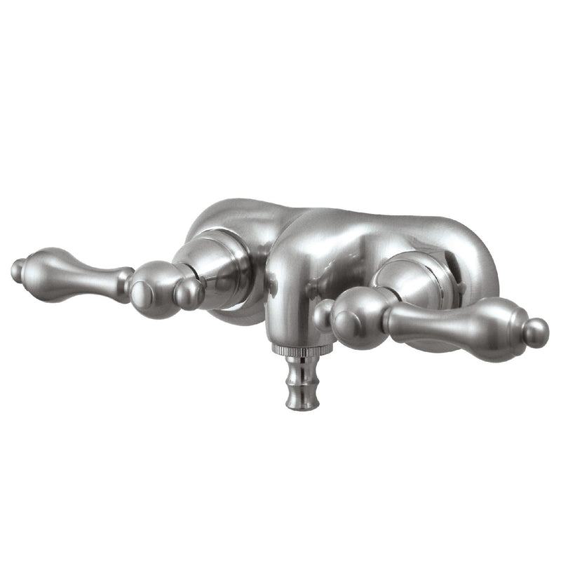 Vintage Two-Handle 2-Hole Tub Wall Mount Clawfoot Tub Faucet