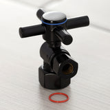 Concord 1/2-Inch FIP x 3/8-Inch O.D. Comp Quarter-Turn Angle Shut-Off Valve