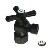 Vintage 1/2-Inch FIP x 3/8-Inch O.D. Comp Quarter-Turn Angle Shut-Off Valve