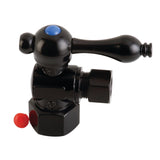 Vintage 1/2-Inch FIP x 3/8-Inch O.D. Comp Quarter-Turn Angle Shut-Off Valve