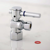 Concord 1/2-Inch FIP x 3/8-Inch O.D. Comp Quarter-Turn Angle Shut-Off Valve