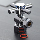 Concord 1/2-Inch FIP x 3/8-Inch O.D. Comp Quarter-Turn Angle Shut-Off Valve