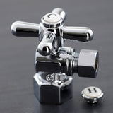 Vintage 1/2-Inch FIP x 3/8-Inch O.D. Comp Quarter-Turn Angle Shut-Off Valve