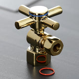 Concord 1/2-Inch FIP x 3/8-Inch O.D. Comp Quarter-Turn Angle Shut-Off Valve