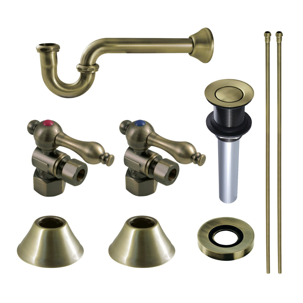 Trimscape Traditional Plumbing Sink Trim Kit with P-Trap and Drain