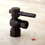 Concord 1/2-Inch FIP x 3/8-Inch O.D. Comp Quarter-Turn Angle Shut-Off Valve