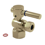 Concord 1/2-Inch FIP x 3/8-Inch O.D. Comp Quarter-Turn Angle Shut-Off Valve