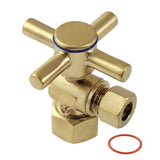 Concord 1/2-Inch FIP x 3/8-Inch O.D. Comp Quarter-Turn Angle Shut-Off Valve