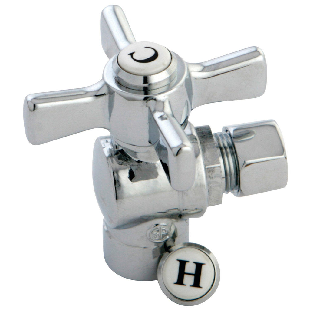 Millennium 1/2-Inch Sweat x 3/8-Inch O.D. Comp Angle Shut-Off Valve