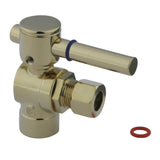 Concord 1/2-Inch Sweat x 3/8-Inch O.D. Comp Angle Shut-Off Valve