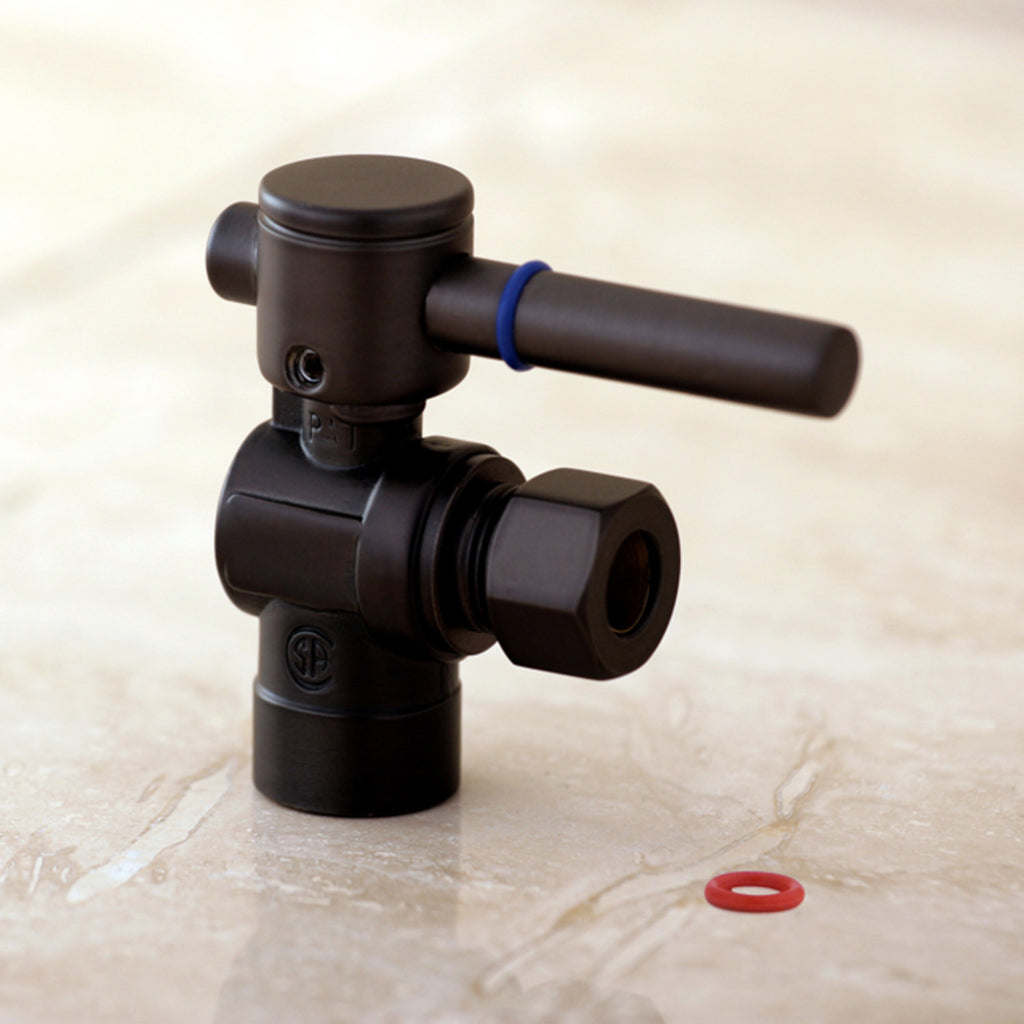 Concord 1/2-Inch Sweat x 3/8-Inch O.D. Comp Angle Shut-Off Valve