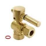 Concord 1/2-Inch Sweat x 3/8-Inch O.D. Comp Angle Shut-Off Valve