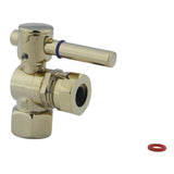 Concord 1/2-Inch FIP x 1/2-Inch or 7/16-Inch Slip Joint Quarter-Turn Angle Shut-Off Valve