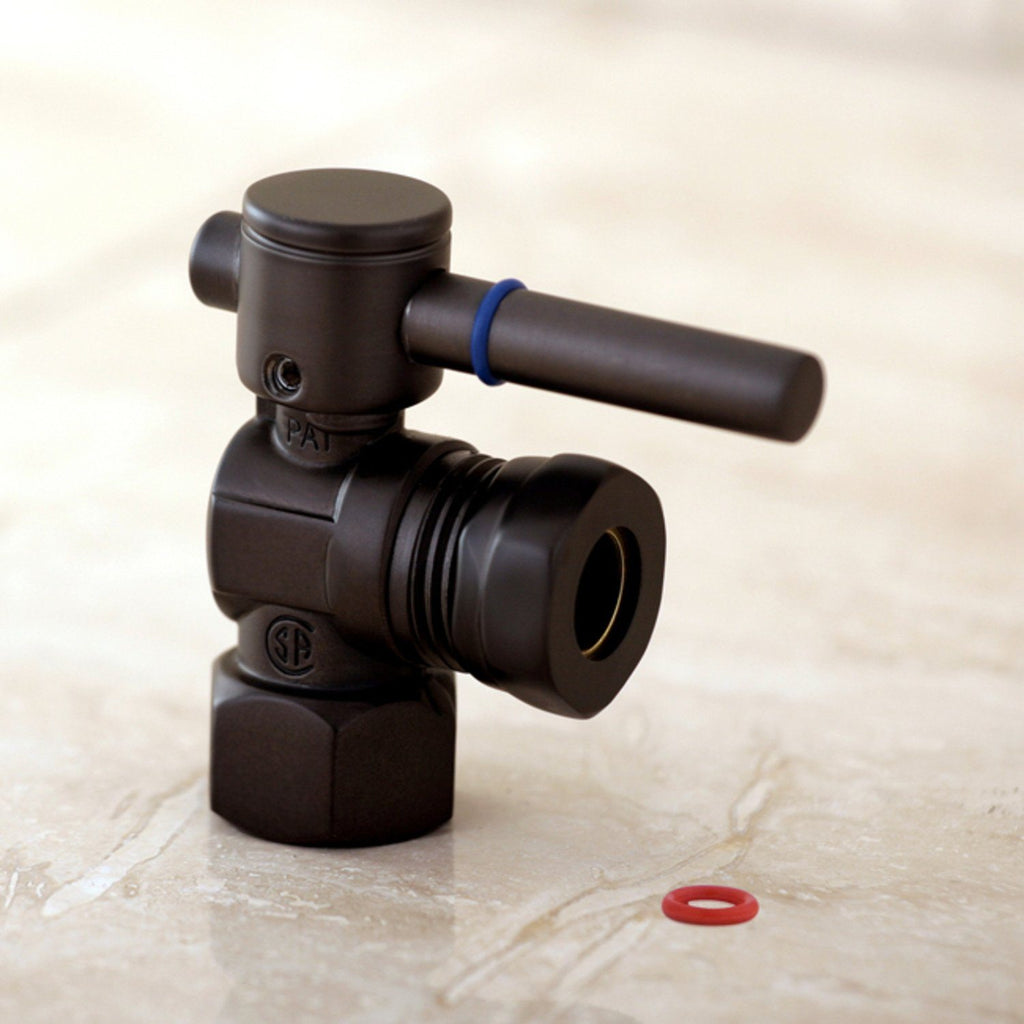 Concord 1/2-Inch FIP x 1/2-Inch or 7/16-Inch Slip Joint Quarter-Turn Angle Shut-Off Valve