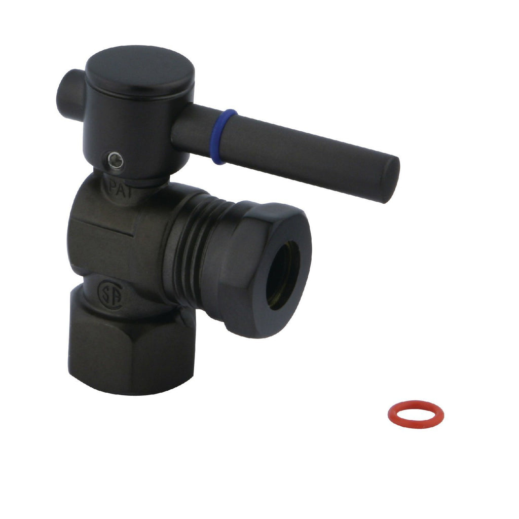 Concord 1/2-Inch FIP x 1/2-Inch or 7/16-Inch Slip Joint Quarter-Turn Angle Shut-Off Valve