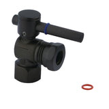 Concord 1/2-Inch FIP x 1/2-Inch or 7/16-Inch Slip Joint Quarter-Turn Angle Shut-Off Valve