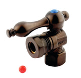 Vintage 1/2-Inch FIP x 1/2-Inch or 7/16-Inch Slip Joint Quarter-Turn Angle Shut-Off Valve