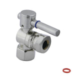 Concord 1/2-Inch FIP x 1/2-Inch or 7/16-Inch Slip Joint Quarter-Turn Angle Shut-Off Valve