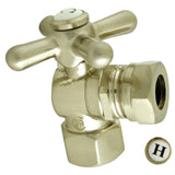 Vintage 1/2-Inch FIP x 1/2-Inch or 7/16-Inch Slip Joint Quarter-Turn Angle Shut-Off Valve