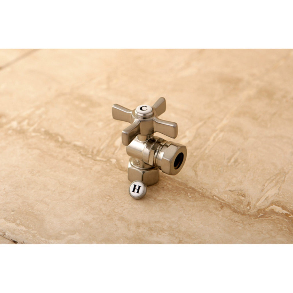 Millennium 1/2-Inch FIP x 1/2-Inch or 7/16-Inch Slip Joint Quarter-Turn Angle Shut-Off Valve