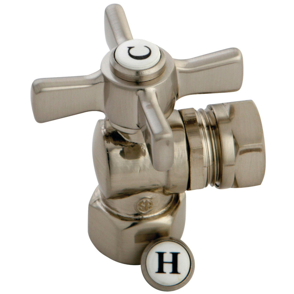Millennium 1/2-Inch FIP x 1/2-Inch or 7/16-Inch Slip Joint Quarter-Turn Angle Shut-Off Valve