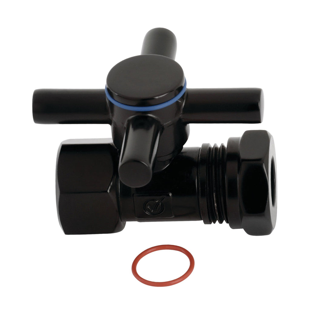 Concord 1/2-Inch FIP x 1/2-Inch or 7/16-Inch Slip Joint Quarter-Turn Straight Shut-Off Valve